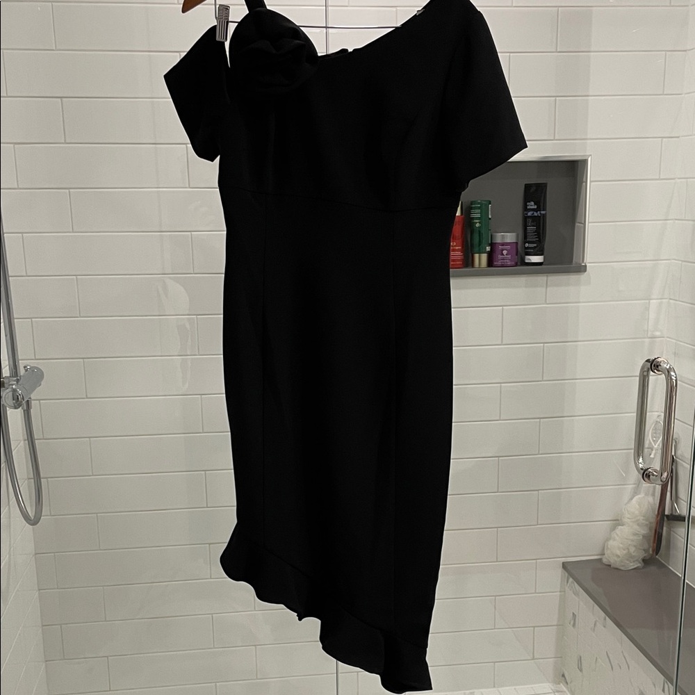 Elegant Black Off-Shoulder Dress